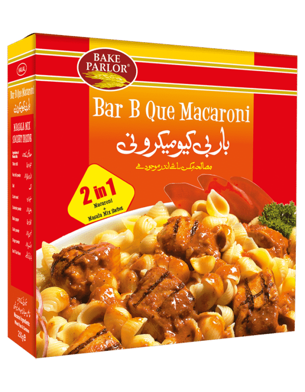 BAKE PARLOR BAR-B-QUEMACARONI 250 GM
