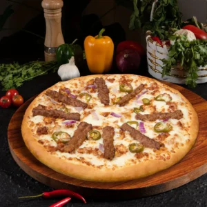 KABAB STUFFED PIZZA